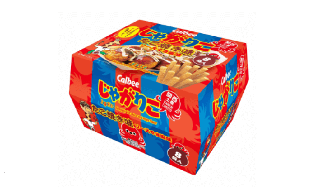 じゃがりこ たこ焼き味ソースマヨ風味　関西空港で買えるお土産人気ランキング